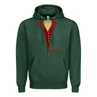 Sports Green scarface Zipper Hoodie - linhVisuals