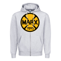 Heather Grey marx toys Zipper Hoodie - linhVisuals