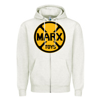 Oatmeal Heather marx toys Zipper Hoodie - linhVisuals