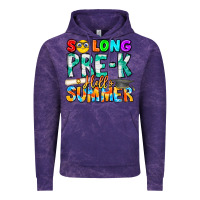 Cloud Purple So Long Pre K Hello Summer Vintage Hoodie - CowhideDigitalArt
