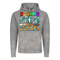Cloud Rock So Long Pre K Hello Summer Vintage Hoodie - CowhideDigitalArt