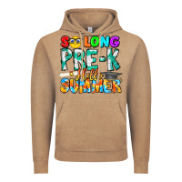 Vintage Coffee So Long Pre K Hello Summer Vintage Hoodie - CowhideDigitalArt