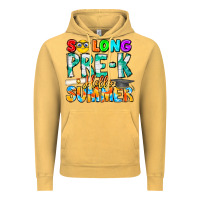 Vintage Mustard So Long Pre K Hello Summer Vintage Hoodie - CowhideDigitalArt