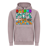 So Long Pre K Hello Summer Vintage Hoodie | Teevron