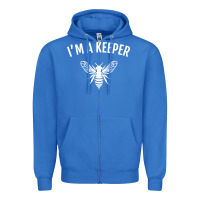 True Royal beekeeper im a keeper Zipper Hoodie - linhVisuals
