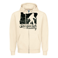 Sandshell sasquatch country   sasquatch Zipper Hoodie - linhVisuals