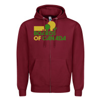 Burgundy boards of canada music Zipper Hoodie - linhVisuals