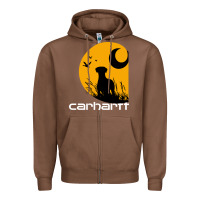 Chestnut carhartt vintage company Zipper Hoodie - linhVisuals