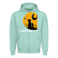 Seafoam carhartt vintage company Zipper Hoodie - linhVisuals