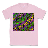 Bubblegum Pink mardi gras leopard background Classic Tee - RanaPortraitStore