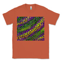 Copper mardi gras leopard background Classic Tee - RanaPortraitStore