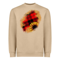 Mushroom sunflower Christmas patch Heavyweight Sweatshirt - JahusDesignShop