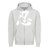Dove Grey shinobi light ninja Zipper Hoodie - linhVisuals