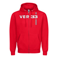 Red race 33 Zipper Hoodie - linhVisuals