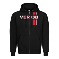 Black race 33 Zipper Hoodie - linhVisuals
