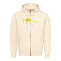 Sandshell catskills new york vintage Zipper Hoodie - linhVisuals