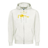 Oatmeal Heather catskills new york vintage Zipper Hoodie - linhVisuals