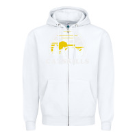 White catskills new york vintage Zipper Hoodie - linhVisuals