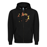 Black defund the police Zipper Hoodie - linhVisuals