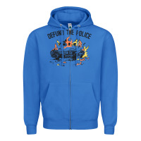 True Royal defund the police Zipper Hoodie - linhVisuals