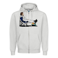 Dove Grey #formula 1 Zipper Hoodie - linhVisuals