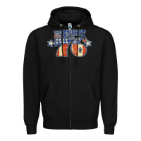 Black spirit of 76    bicentennial Zipper Hoodie - linhVisuals