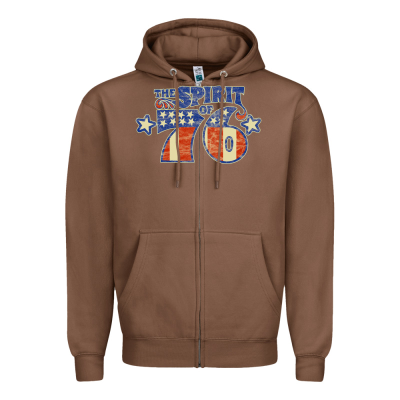 Spirit Of 76    Bicentennial Zipper Hoodie by linhVisuals | Teevron