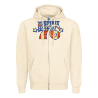 Sandshell spirit of 76    bicentennial Zipper Hoodie - linhVisuals