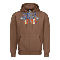 Spirit Of 76    Bicentennial Zipper Hoodie | Teevron