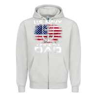 Dove Grey u.s navy proud dad with american flag gift veteran day t shirt Zipper Hoodie - linhVisuals