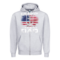 Heather Grey u.s navy proud dad with american flag gift veteran day t shirt Zipper Hoodie - linhVisuals