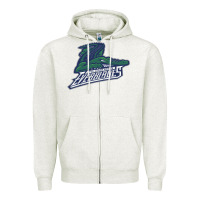 Oatmeal Heather florida everblades Zipper Hoodie - linhVisuals