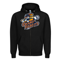 Black greenville swamp rabbits Zipper Hoodie - linhVisuals