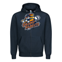 Navy greenville swamp rabbits Zipper Hoodie - linhVisuals