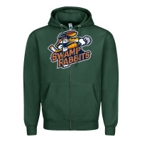 Sports Green greenville swamp rabbits Zipper Hoodie - linhVisuals