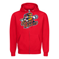 Red greenville swamp rabbits Zipper Hoodie - linhVisuals