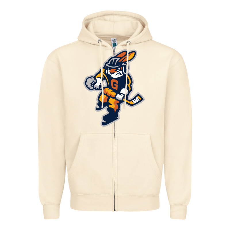 Greenville Swamp Rabbits Zipper Hoodie by linhVisuals | Teevron