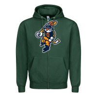 Sports Green greenville swamp rabbits Zipper Hoodie - linhVisuals