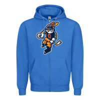 True Royal greenville swamp rabbits Zipper Hoodie - linhVisuals