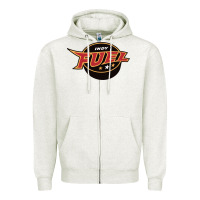 Oatmeal Heather indy fuel Zipper Hoodie - linhVisuals