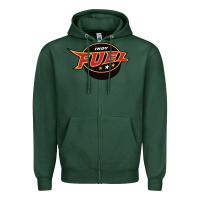 Sports Green indy fuel Zipper Hoodie - linhVisuals