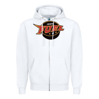 White indy fuel Zipper Hoodie - linhVisuals