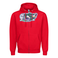 Red florida everblades Zipper Hoodie - linhVisuals