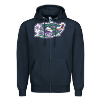 Navy florida everblades Zipper Hoodie - linhVisuals