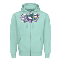 Seafoam florida everblades Zipper Hoodie - linhVisuals