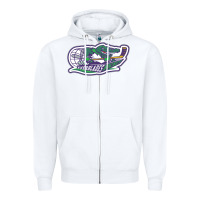 White florida everblades Zipper Hoodie - linhVisuals
