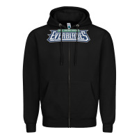 Black florida everblades Zipper Hoodie - linhVisuals