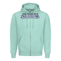 Seafoam florida everblades Zipper Hoodie - linhVisuals