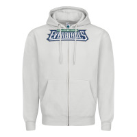 Dove Grey florida everblades Zipper Hoodie - linhVisuals