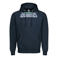 Navy florida everblades Zipper Hoodie - linhVisuals